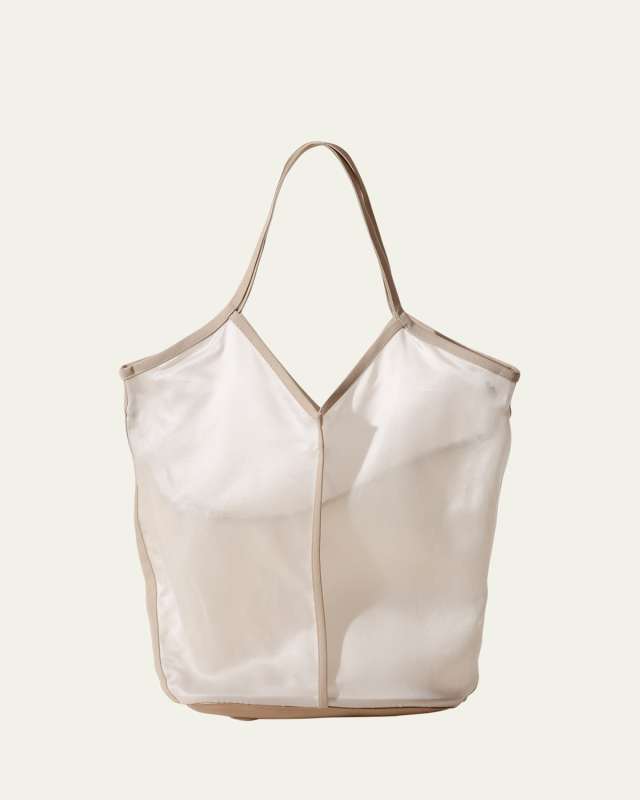 Calella Small Mesh Silk Tote Bag